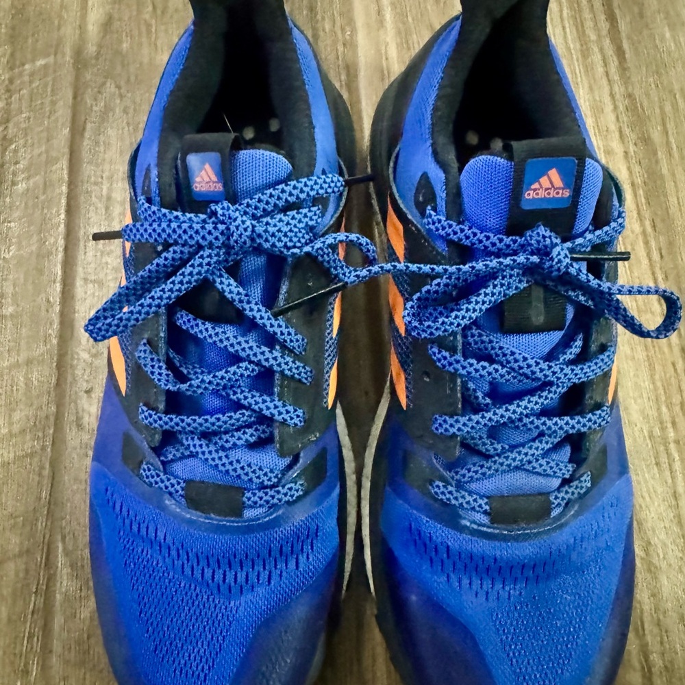adidas Blue and Orange Athletic Shoes